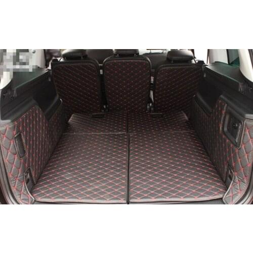 Good quality! Full set car trunk mats for Volkswagen Sharan 7 seats 2019-2011 waterproo cargo liner boot carpets for Sharan 2016