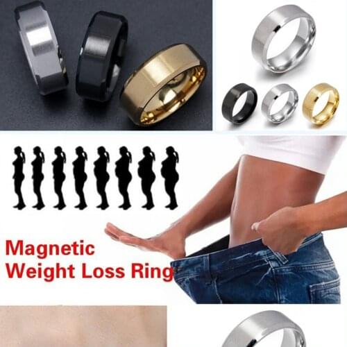 Stainless Steel Magnetic Rings Magnetic Weight Loss Ring Slimming Tools Fitness Reduce Weight Ring