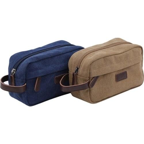 Fashion Canvas Travel Bag Multifunctional Portable Waterproof Wash Bag Storage Handbag Ladies Mens Hand Storage Bags