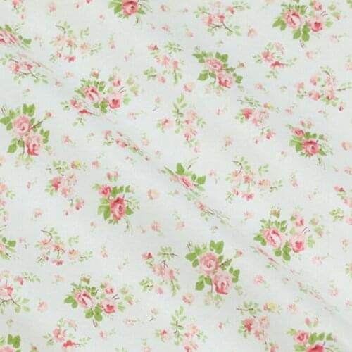 New arrive Rose cotton fabric,diy handmade patchwork cotton cloth home textile Free shipping