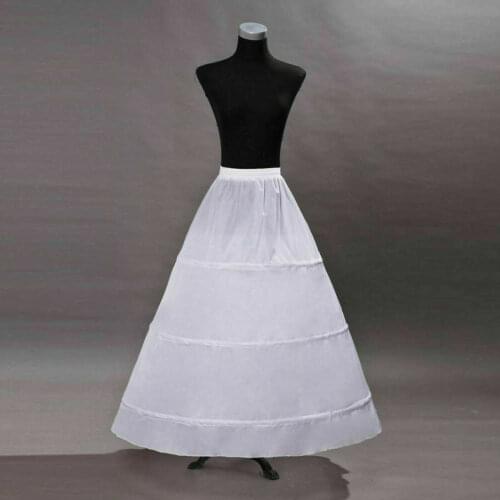 Inform Newly Design WEDDING Bridal 3-HOOP Ball Gown FULL CRINOLINE PETTICOAT SKIRT