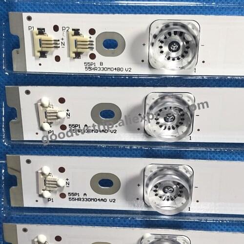 9Pieces/lot FOR TCL B55A769U LCD backlight bar 55HR330M04A0 V2 LCD bar 100%new