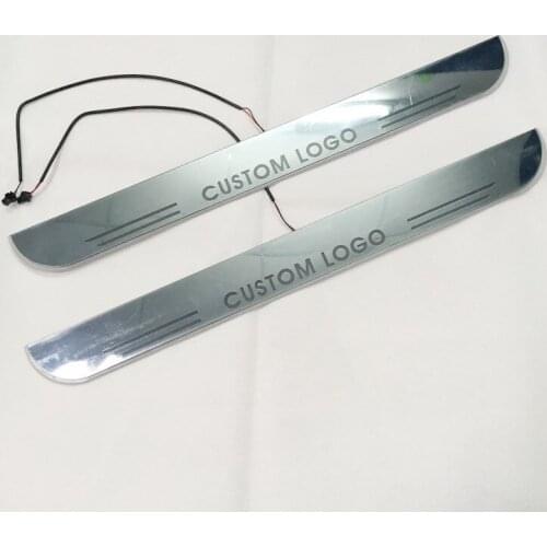 Customized Welcome Pedal Lights For Audi A7 C7 S7 RS7 Sedan 2009 - 2019 Pedal car Door Sill Pathway Lamp led thresholds scuff