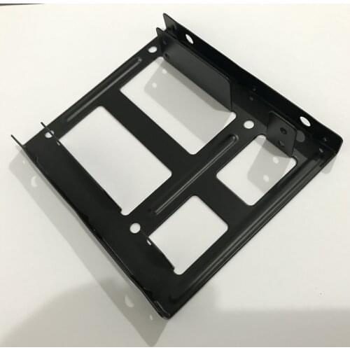 High Quality Aluminum 2.5" Dual SSD to 3.5" SATA Adapter HDD Tray Converter SAS HDD Bracket Bay Caddy Support 2 SSD