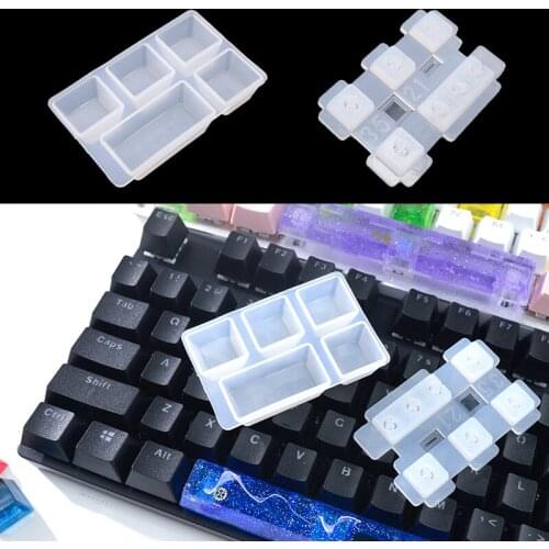 Diy Craft Manual Mechanical Keyboard Silicone Molds Handmade Key Cap Resin Epoxy Stampi Silicone Moldes Silicona Resina Epoxi