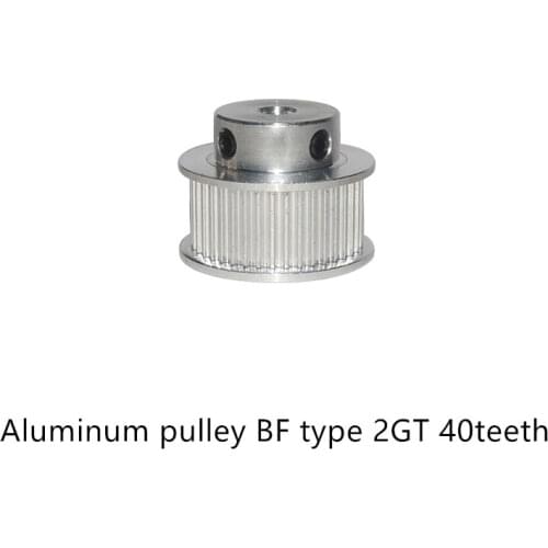 LINK CNC 40 teeth GT2 Timing Pulley Bore 5mm 6mm 6.35mm 8mm 10mm for belt used in linear 2GT pulley 40Teeth 40T