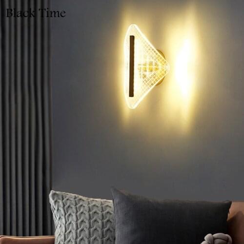 Modern LED Wall Lamps Indoor Bedside Sconces Wall Lights for Living Room Bedroom Dining Room Aisle Corridor Light Home Lighting