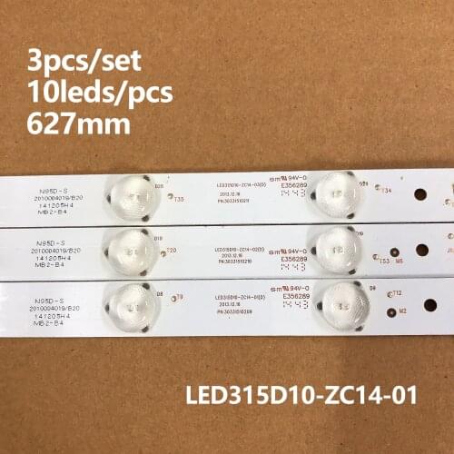 LED Backlight strip 10 Lamp for LE32TE5 LED315D10-ZC14 LE32D8810 LE32D8810 LE32F3000 LD32U3100 LED315D10-ZC14-01(D) 02(D) 03(D)