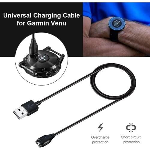 Garmin Fenix 5S Venu 2 smart watchs 1m USB data charger cable is suitable for Garmin Garmin Venu 2 universal charging cable