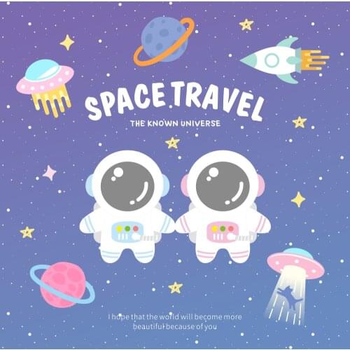 Iron on Space Travelling Patches Cloth Mend Astronaut Decorate Sew on Patch Clothes Apparel Sewing Decoration Applique Badges