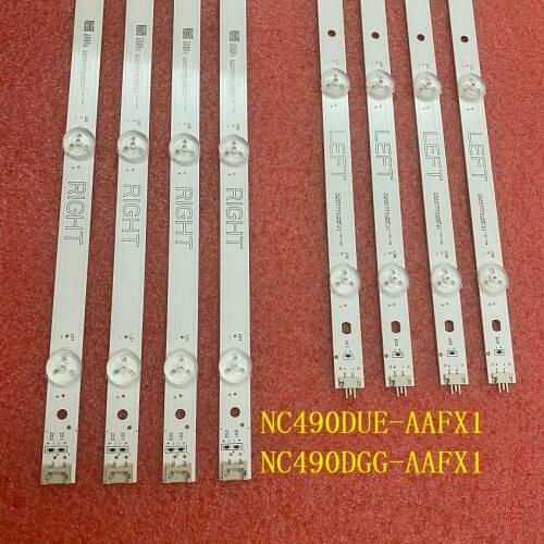 10set=80pcs LED backlight for LG 49UK6200 49UK6300 49UJ630V 49LK5700PSC 49LJ5500 49UJ6300 49LJ5550 49UJ635T NC490DUE-AAFX1-41CA