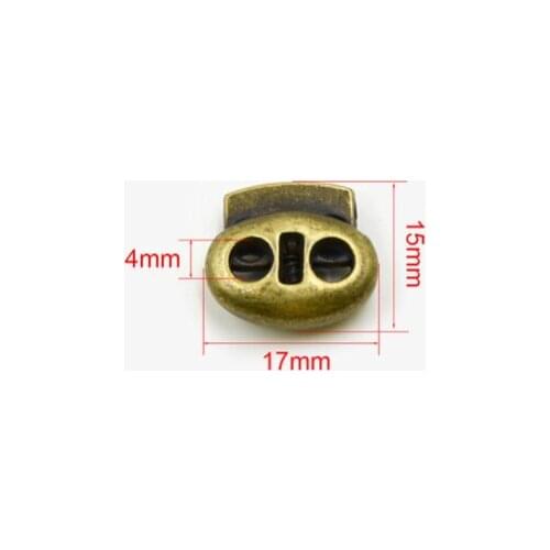 A15 High grade metal spring button down jacket bell rope buckle clip rope stop buckle accessories adjustment buckle