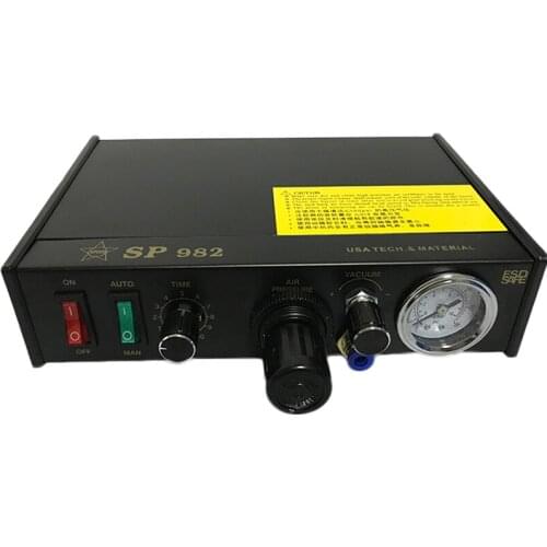 SP982 Epoxy Machine 220V/110V Glass Glue Machine Double Port Automatic Dispensing Machine Silicone Machine Accessories