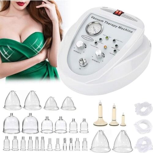 Hot Portable Selling Breast Enlargement Machine 24 Cup Rhythm Massage Breast Lifting Vacuum Buttock Enlargement Beauty Machine