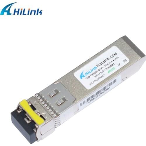 Free Shipping By DHL! 10GBASE-ER Dual LC 10G 1550nm 40km ER DOM CWDM SFP+ Transceiver