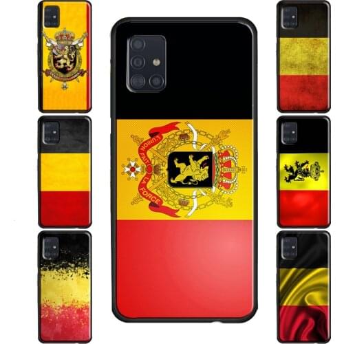 Belgium Coat of Arms Flag Case For Samsung Galaxy S10 S8 S9 Plus S20 FE S21 Ultra S10e Note 20 Ultra Note 9 10 Plus