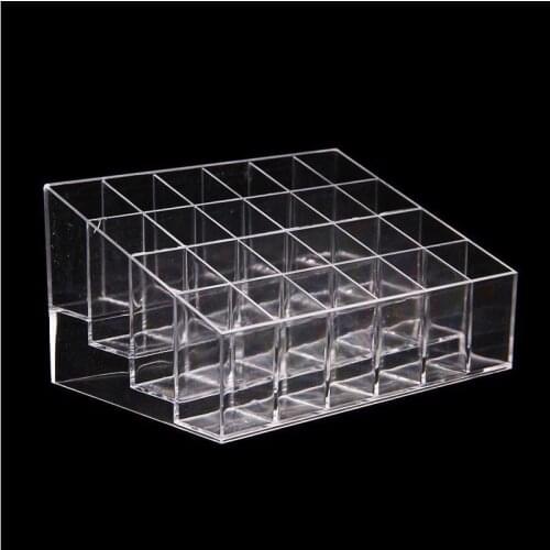 Tattoo Ink Display Stand Holder Empty Rack Acrylic Clear Cosmetic Tattoo Supplies Lipsticks Manicure Tool Organizer Storage