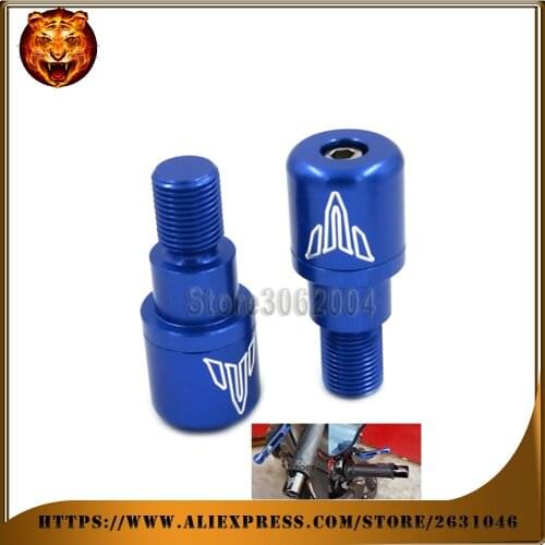 Motorcycle Hand End Grip Ends Bar Handlebar Caps Plugs Grips FOR YAMAHA MT10 MT-10 FZ-10 FZ10 2016 2017 LOGO BLACK Free Shipping