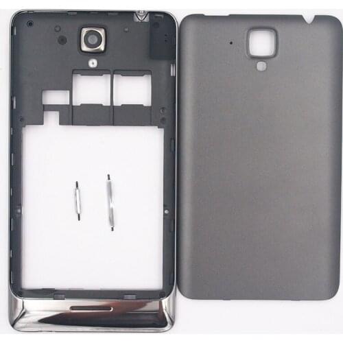 BaanSam New Middle Frame Battery Back Cover For Lenovo S8 S898 Housing Case With Antenna+Camera Lens+Power Volume Buttons