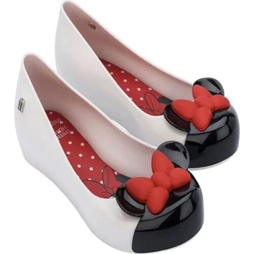 2021 New style Melissa Jelly shoes Girls fashion cat ear princess summer sandal little big kids Beach Shoes Party shoes HMI036