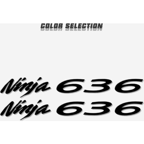 New Motorcycle Bicycle Fuel Tank Sticker Wheel Helmet Fairing Racing Car waterproof Reflective Logo Ninja 636 NINJA 636