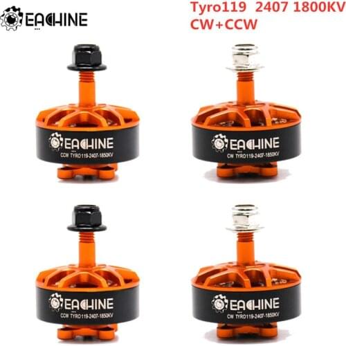 Original Eachine Tyro119 1pcs 2407 1850KV 3-6S Brushless Motor CW/CCW for FPV Racing Drone Multirotor RC Parts