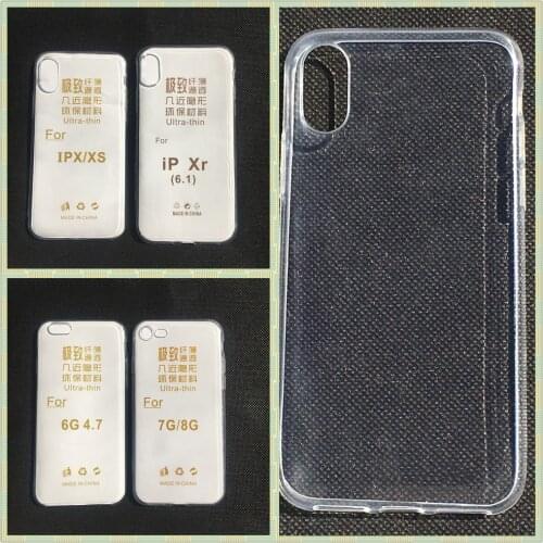 Transparent Silicon Case For iphone 11 Back LCD Phone Protect Case Ultra Thin Cover For iphone XS XR XS MAX 6 7 8 6 Pus 7Plus 6S