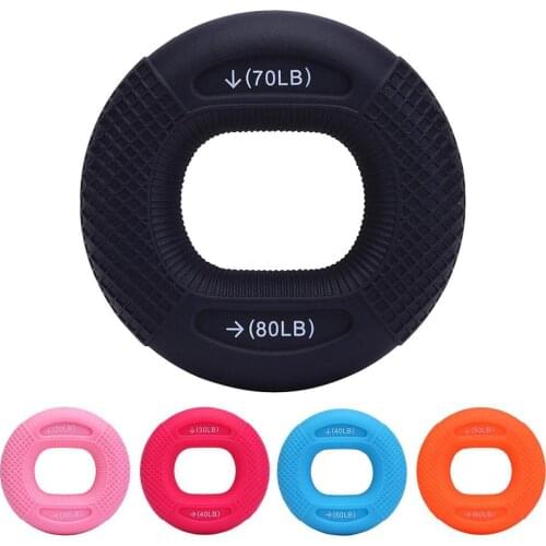 Sports Silicone Finger Gripper Hand Gripping Ring Wrist Stretcher Forearm Trainer Pow Exercise Carpal Expander Resistance Band