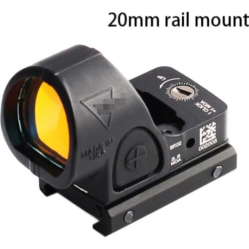 Tactical hunting Glock Red Dot Sight Collimator Sight Mini RMR SRO Rifle Red Dot Scope Sight fit 20mm Rail & Glock Mount