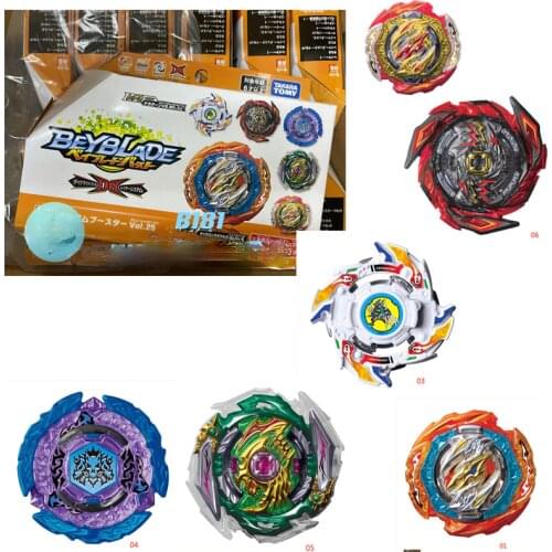 Tomy Beyblade Burst B181 DB Booster Metal Burst Beyblade Tops Toys Collections Battle Gyro Boy Spinning Toys Gift Random One