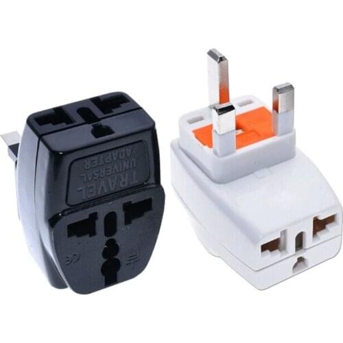 Universal AU US EU to UK Plug 3 in 1 International Travel Power Charger Adapter UK PLUG TYPE G Hong Kong Singapore Malaysia,1pcs