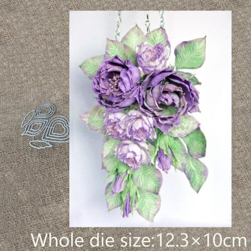 XLDesign Craft Metal Cutting Die die cuts flower leaves set decoration scrapbook Album Paper Card Craft Embossing die cuts