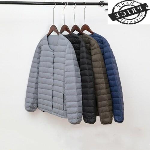 Jacket Mens Down Mens Clothing Ultra Light Down Jacket Men Autumn Winter Coat Bodywarmer Casacos Masculino Wtz2021-06 Pphaaa