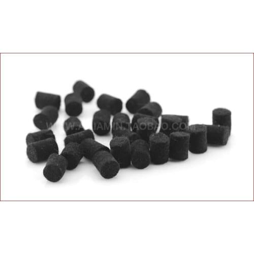 100 pcs Saxophone Bumper Felts Repair Parts Sax Accessories black colour