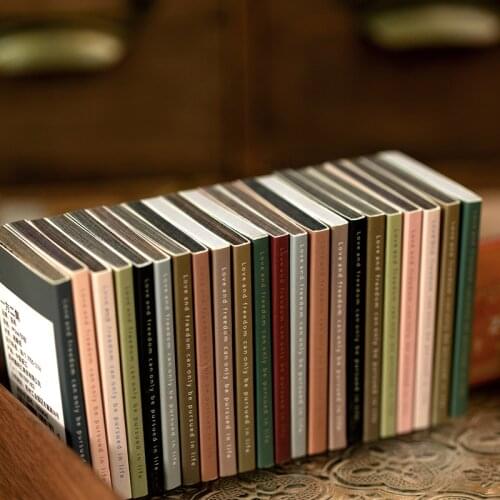 50pcs Vintage Paper for Phone Deco Retro Stationery Supplies Litmus Paper Bullet Journaling Label Scrapbooking Material