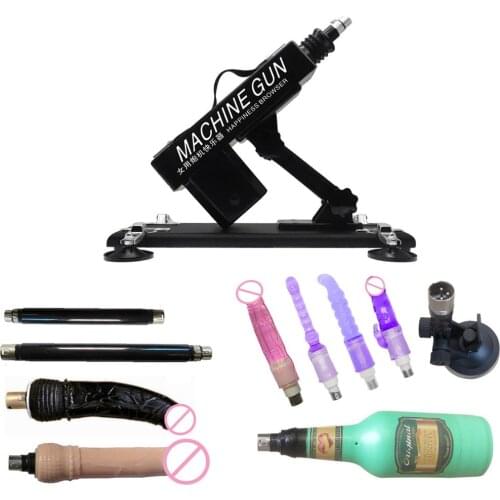 Automatic Telescopic Sex Machine With 6 Different Size Balls Dildos Love Machine Gun Sex Toys For Man Women Sex Products