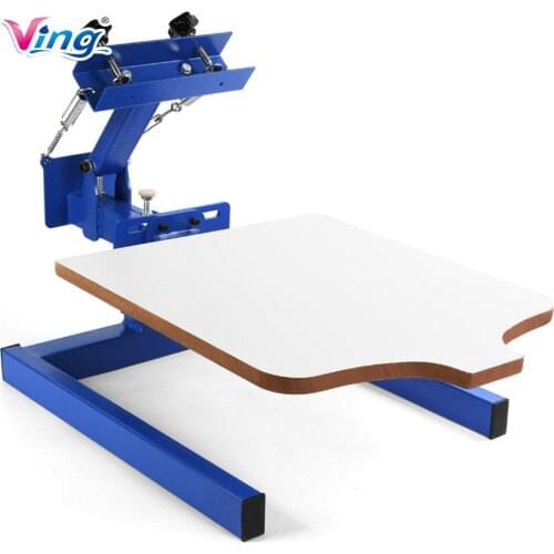 Brandnew 1 Color 1 Station Silk Screen Printing Machine 1-1 Press DIY T-Shirt Printing