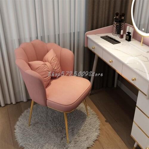 Net red chair makeup chair desk chair nordic ins light luxury dining chair shop back combination dressing chair nail chair