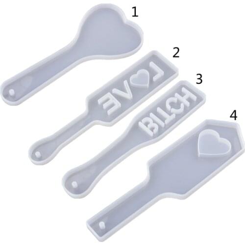 Handmade Paddles Resin Casting Mold Slap Paddles Silicone Pad Resin Mold Service Plate Pat Tray Resin Mold Art Crafts