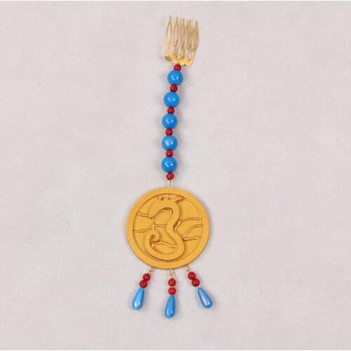 Anime Akatsuki No Yona Yellow Dragon Warrior Zeno Headdress Cosplay Replica Prop Decoration High-Quality Character Accessories