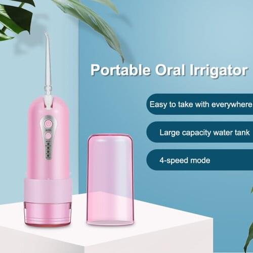 Dental SPA Oral Irrigator USB Portable 4 Modes Teeth Water Flosser Rechargeable Mouth Irrigator Dental Water flosser Nasal Wash
