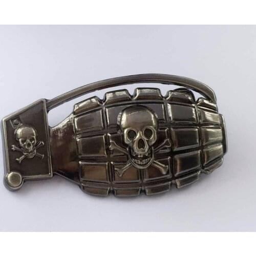 3D Skull Western Belt Buckle Fashion Man Jeans Accessories For 4cm Wideth Belt