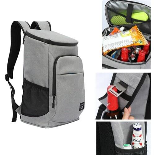 DENUONISS 30L Soft Cooler Bag 100% Leakproof Cooler Backpack 600D Oxford Waterproof Picnic Travel Thermal Insulated beer Bag