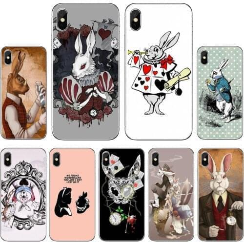 Soft Cases rabbit-alice-in-wonderland For Samsung Galaxy A12 A31 A41 A51 A71 A20e A21s M30 A10 A30 A40 A50 A60 A70