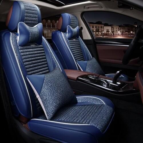 TO YOUR TASTE auto accessories universal luxury leather car seat cushions for FIAT Bravo Freemont Punto Linea durable healthy