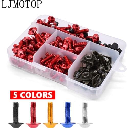 Newest For Honda NC750S NC750X nc 750 750x NC700S NC700X M5 M6 Motorcycle Fairing Screws Windscreen Body Spring Bolts Kit