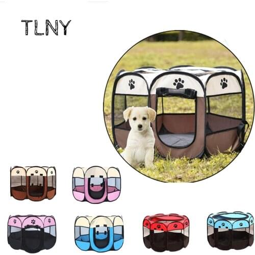 TLNY Outdoor Big Dogs House Portable Folding Pet Tent Dog House Cage for Cat Puppy Kennel Cat Kennel Rabbit Playpen Dog Tent