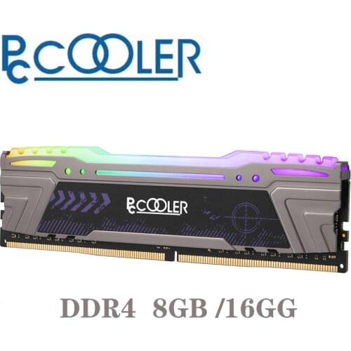 Pccooler 8GB 16gb PC Memory RAM Memoria Module Computer Desktop DDR4 PC4 8g 16g 2666Mhz 3000mHZ 3200Mhz DIMM 3000 3200 RGB