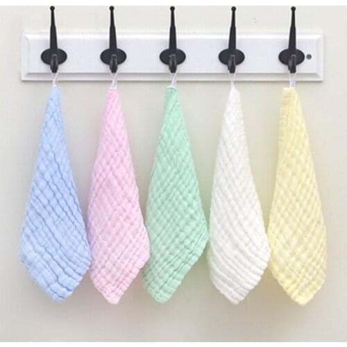 2pcs/lot Muslin 6 layers Cotton Soft Baby Towels Baby Face Towel Handkerchief Bathing Feeding Face Washcloth Wipe burp cloths