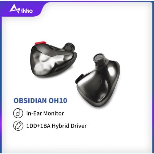 IKKO Obsidian OH10 Luxury IEM Wired Headphones High Quality HiFi Earphone Headset Earbuds Music In-ear Monitor Free Shipping